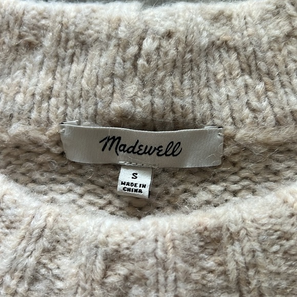 Madewell Placed Bobble Mockneck Sweater Size: XXS (Relaxed Fit) - Picture 8 of 16